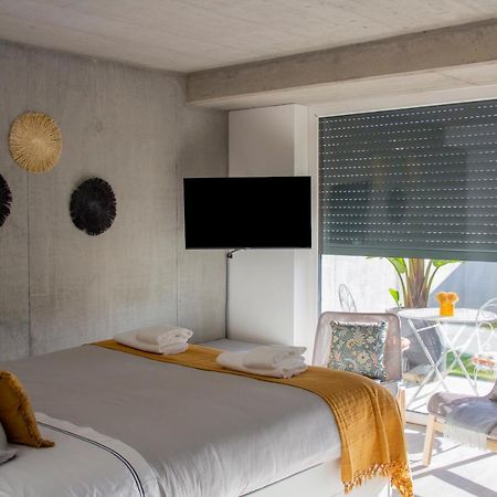 Casa Das Falcoeiras - Estudio Com Terraco Privado Aveiro Bagian luar foto